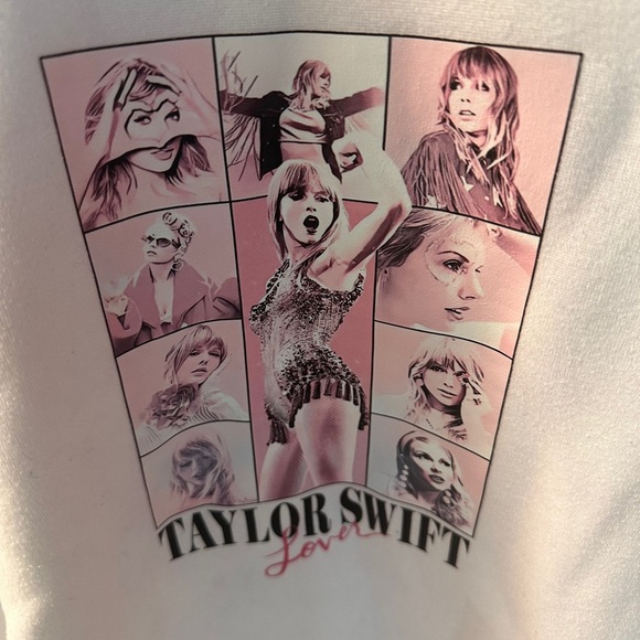 Taylor Swift Pink Graphic Hoodie - Picture 2 of 5